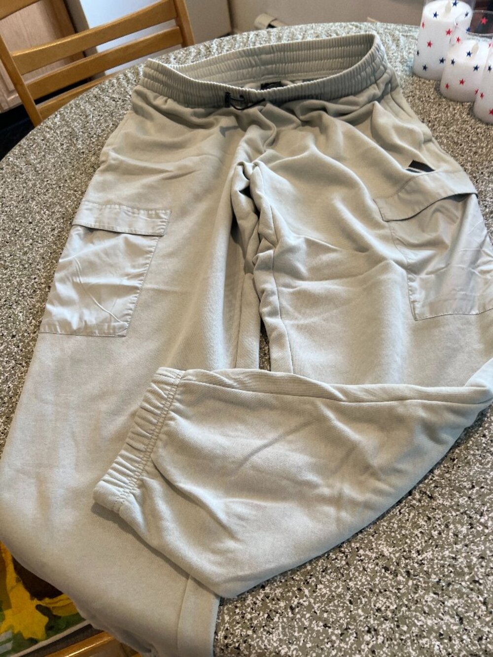Adidas Light Gray Jogger Sweatpants (Women’s L)